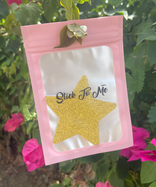 Gold Sparkle Star Pasties